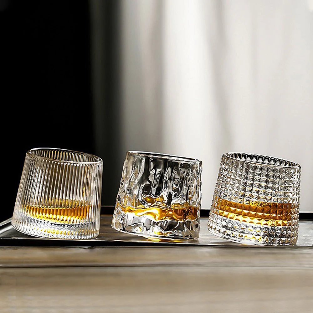 Vance Old-Fashioned Rotating Glasses - Image 4